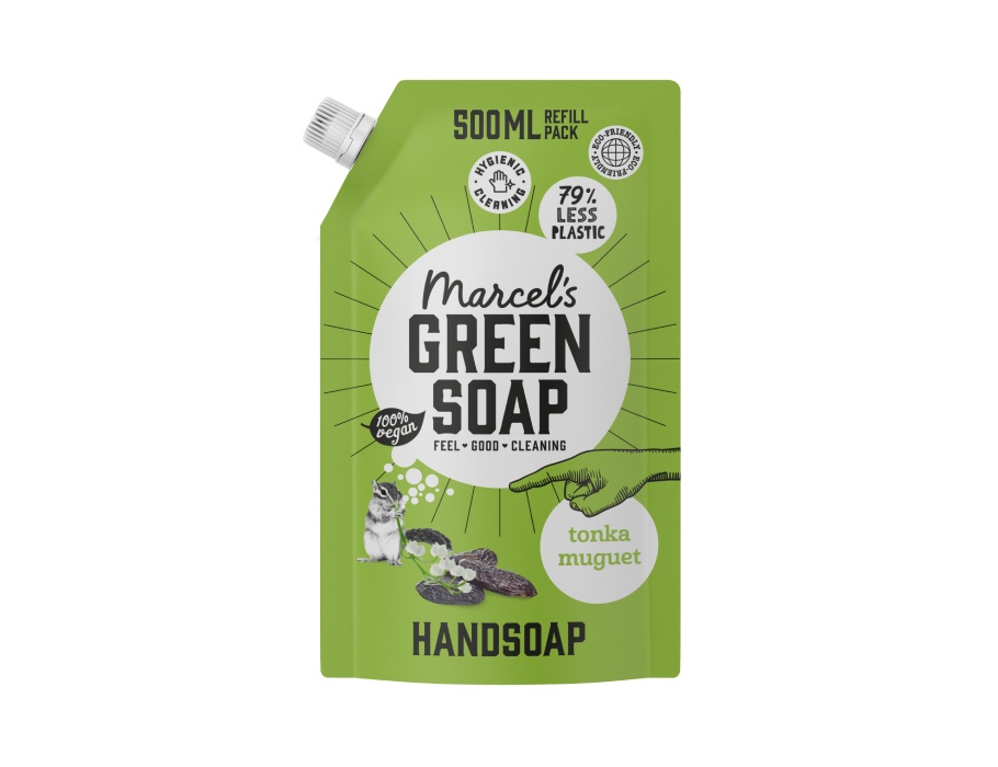 Handzeep Tonka & Muguet 500ml navulzak